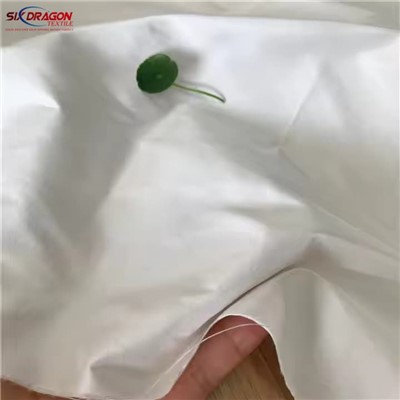 Taffeta Silk Gwyn Naturiol Naturiol Cyfanwerthol Undyed ar gyfer Siaced a Dillad Eraill