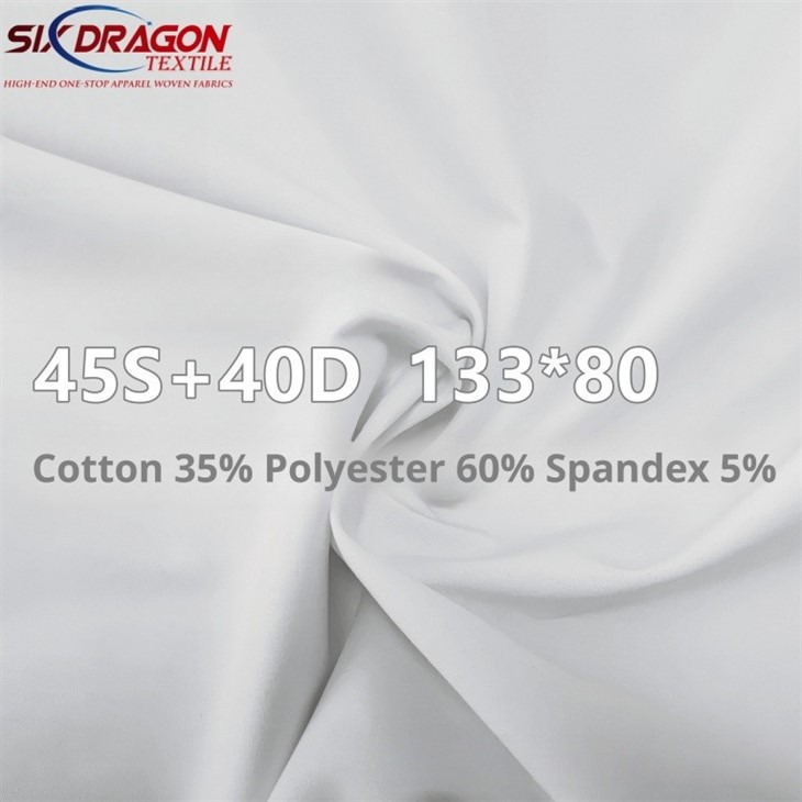 Cotton Polyester Elastane Blend For Shirt,Dress,Leisure Clothing best