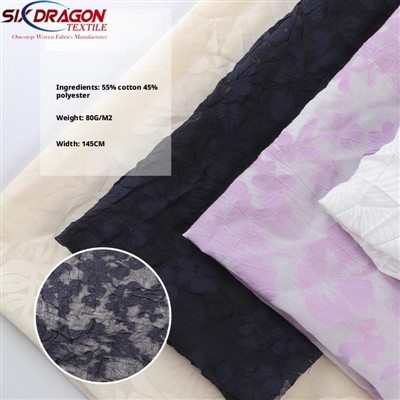 Ffabrig polyester a chotwm ar gyfer gwisg